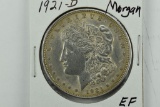 1921-D Morgan Silver Dollar EF