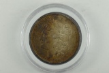 1900 Rainbow / Toned Morgan Silver Dollar
