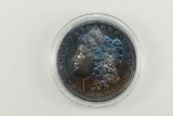 1896 Rainbow Morgan Silver Dollar