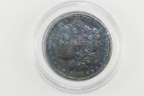 1887 Rainbow Morgan Silver Dollar