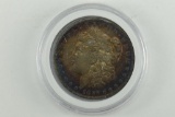 1887-O Rainbow Morgan Silver Dollar