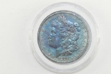 1889 Rainbow Morgan Silver Dollar