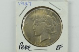 1927 Peace Silver Dollar EF