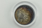 1884-O Rainbow Morgan Silver Dollar