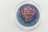 1884 Rainbow Morgan Silver Dollar