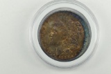 1883-O Rainbow Morgan Silver Dollar