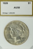 1926 Peace Silver Dollar Slab AU58