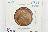 1909 VDB Lincoln Cent MS65 – Semi Key