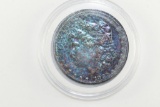 1880-S Rainbow Morgan Silver Dollar