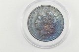 1881-O Rainbow Morgan Silver Dollar