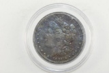 1881-O Rainbow / Toned Morgan Silver Dollar