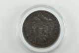 1880 Rainbow / Toned Morgan Silver Dollar