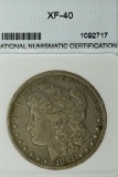1891-CC Morgan Silver Dollar Slab XF40