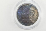 1921 Rainbow Morgan Silver Dollar