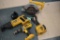 Group of DeWalt Tools: Saw, Drill, Reciprocating Saw and light