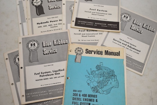 Group of 9 Books Including, Blue Ribbon Service Tel A Depth System Service