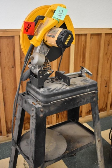 DeWalt D28700 Chop Saw on Stand w/ Extra Blades