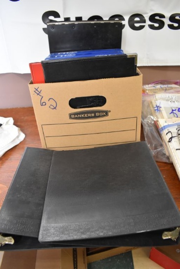 Group of Case & International Hard Ring Binders