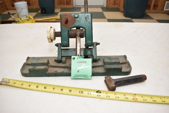 Adjustable Table for Disk Grinder, #3776115 w/ Top Swage