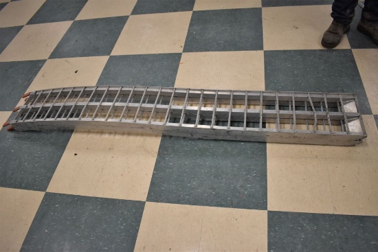 Pair of Aluminum 7 ft Ramps for ATV or Mower