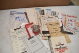 Group of 15 Books and Fliers Including 1973 IH Farm Magazine, Case Product