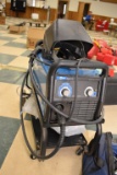 Miller-Matic 141 Welder w/ Tank, Cart and Helmet (Fixed Shade), Manual & Ex