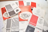 Group of 14 Books Including Operators Manual For Cyclo Planter Monitor, Ope