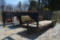 2004 Kaufman Gooseneck Black Flatbed Trailer, Radial Rubber 235/80R16 (65%)