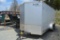 2010 LGS Industries, Double Axle Enclosed Trailer w/ Drop Down Ramp, Wired