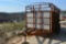 2016 Home made 8.5’x6’ drop ramp, wooden rack, trailer, used for firewood/t