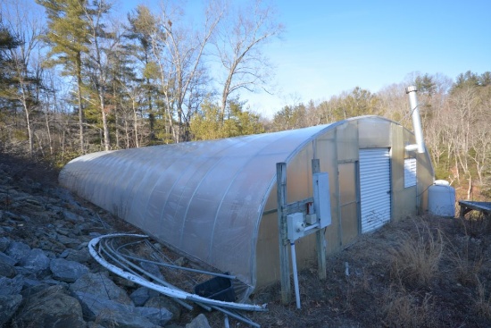 GREEN HOUSE - 30' x 96', Equipped with LP Heater - Draw Fans, - TO BE REMOV