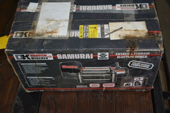 Samurai DK2 electric winch, NIB, wireless control