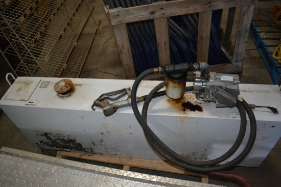 Portable Fuel Tank w/ 12 volt GPI pump, approx 36 gal.