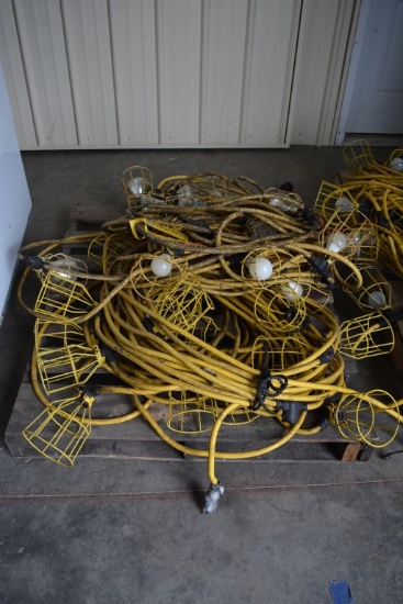 Tree Lot or Contractor Lights, Approx. 75ft each (4 x Bid)