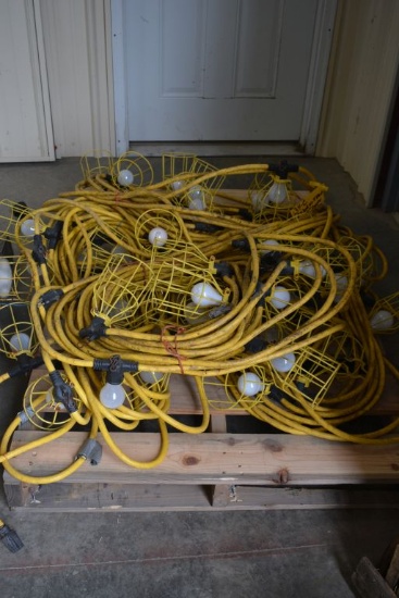 Tree Lot or Contractor Lights, Approx. 75ft each (4 x Bid)