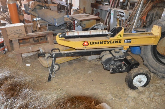 County Line 22 ton Portable Log Splitter w/ Kohler 6.5 hp engine, 3000 seri