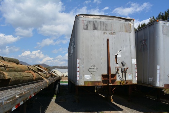 1987 National Enclosed Trailer, Single Axle, 28 ft, (used for Storage), 11R