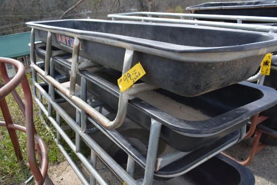 2 - 10 ft Plastic Feed Bunks (2 x Bid)