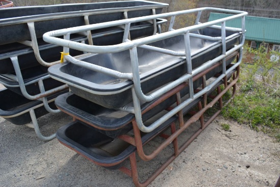 3 - 10 ft Plastic Feed Bunks (3 x Bid)