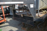 2002 Mainline Flatbed Trailer, double axle, drop down ramps, new winch, 85R