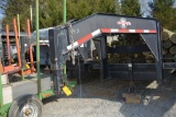 2015 Carry-on 20 ft. Goose neck Flatbed Trailer, 5 ft. beaver tail, double