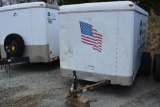 1999 Pace Enlosed Trailer, Single Axle, Side Entry Door and Drop Down Ramp