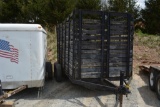 1997 Homemade Trailer w/ Slatted Sides, Double Axle - Have Title