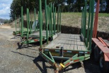 15'X6' Triple Axle Tree Trailer w/ Removable Side Stays, No Fenders, Walker