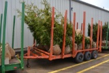 15'x6' Triple Axle Tree Trailer w/ Removable Stays, no fenders, Walker Buil