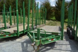 15'x6' Triple Axle Tree Trailer w/ Removable Stays, no fenders, Walker Buil