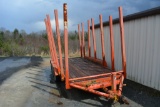 15'x6' Triple Axle Tree Trailer w/ Removable Stays, w/ fenders, Walker Buil
