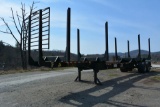 2013 McLendon Logging Trailer, 80,000 lb rated, One Owner, 25,000 lb Axle,