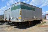 2000 Great Dane Enclosed Aluminum Semi Trailer, Single Axle, Pendleton Hitc