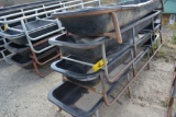 4 - 10 ft Plastic Feed Bunks (4 x Bid) AS IS